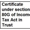 exemption-certificate-under-section-80g-of-income-tax-act in text